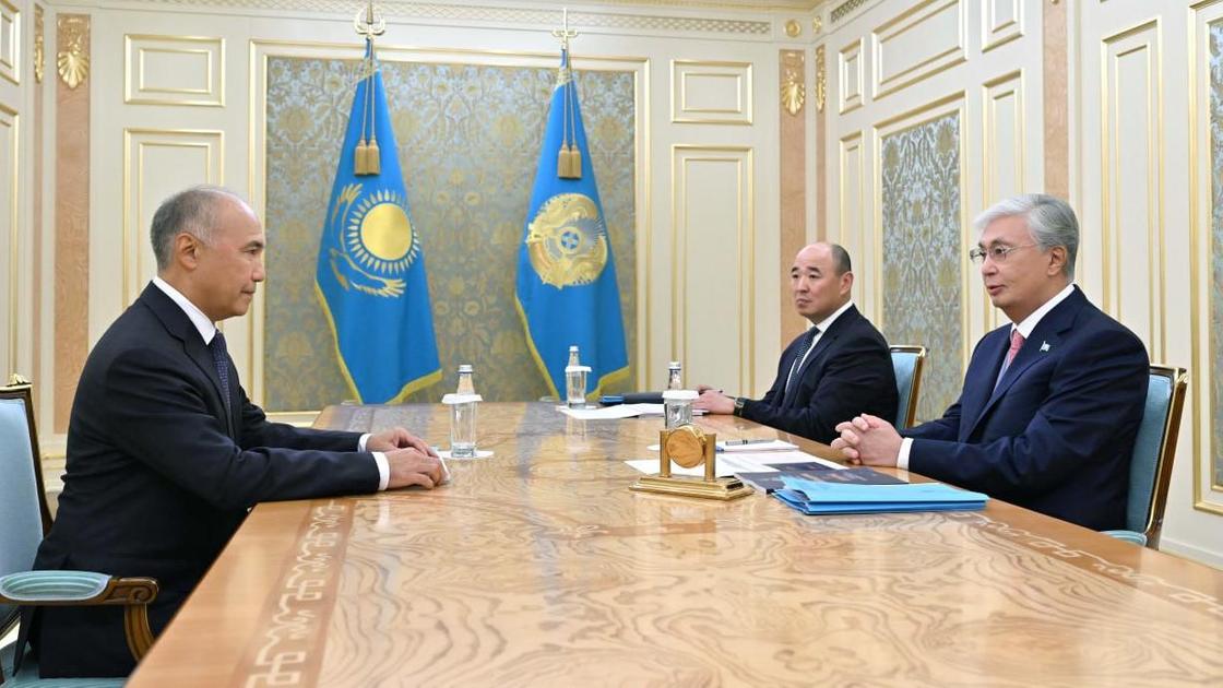Касым-Жомарт Токаев и Канат Нуров