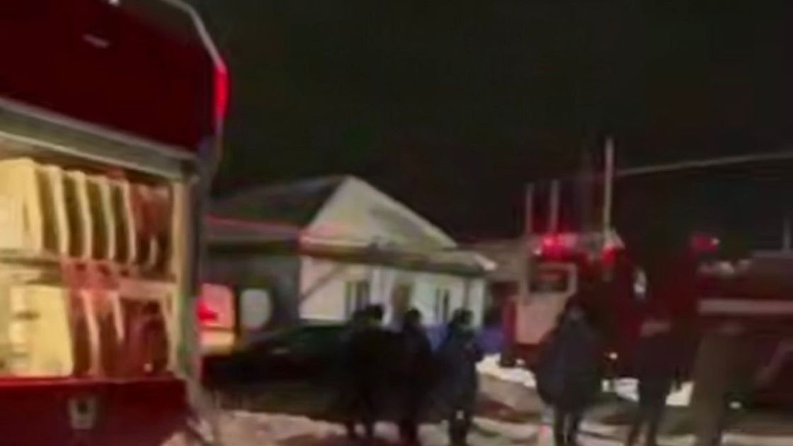 Пожар в Костанайской области