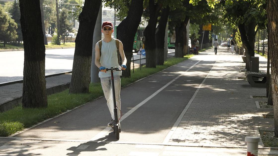 Водитель электросамоката