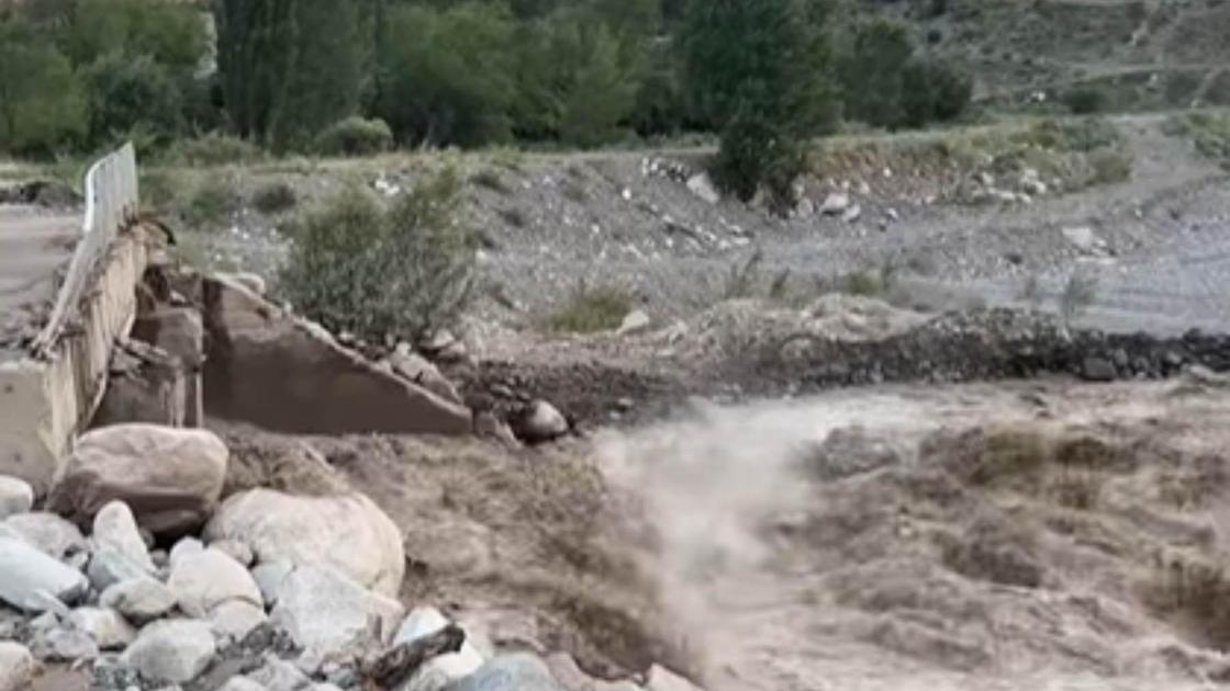 Ситуация на плотине Талгар