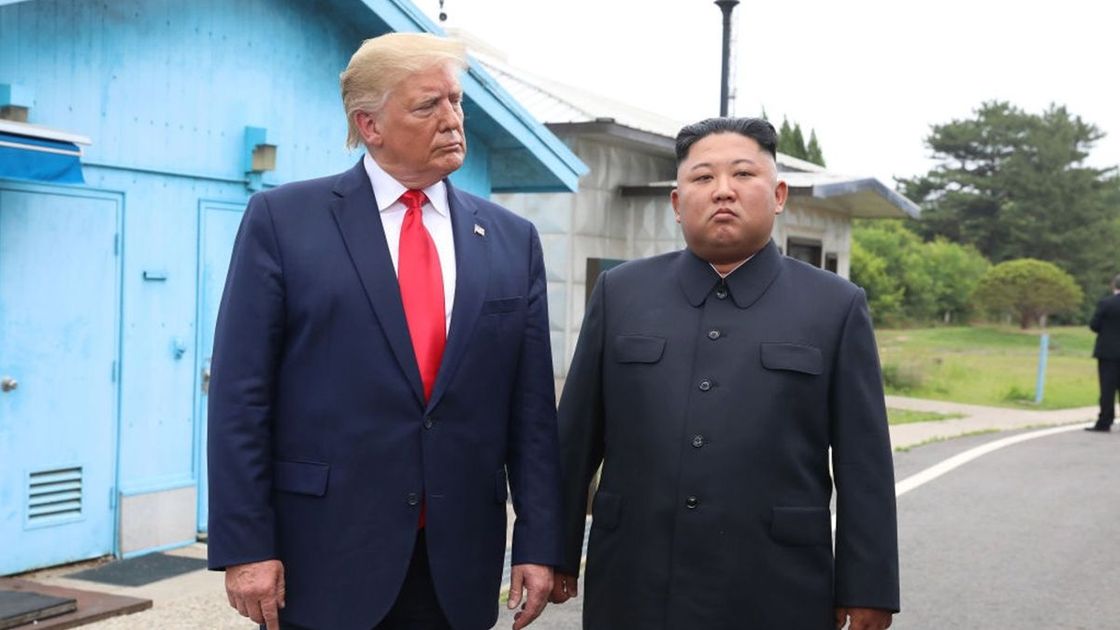 Дональд Трамп и лидер КНДР Ким Чен Ын
