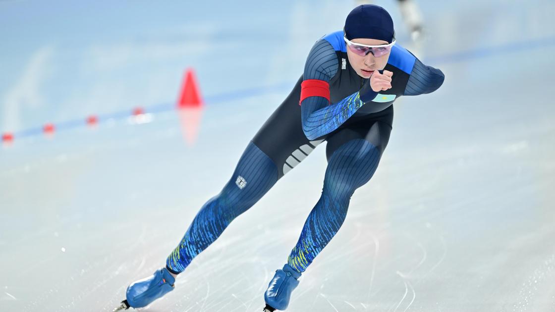 Казахстанская конькобежка Надежда Морозова