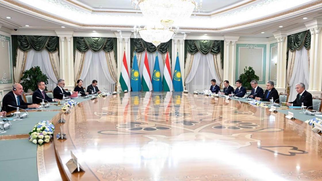 Касым-Жомарт Токаев и Тамаш Шуйок