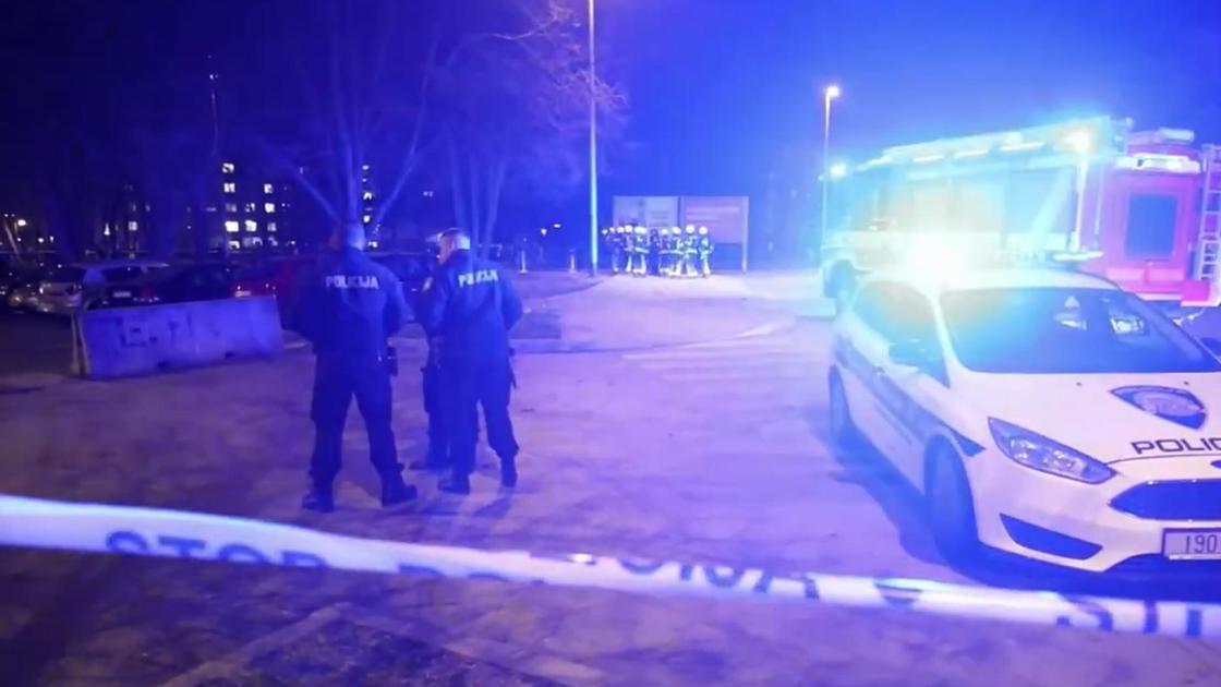 Неопознанный объект упал в Загребе