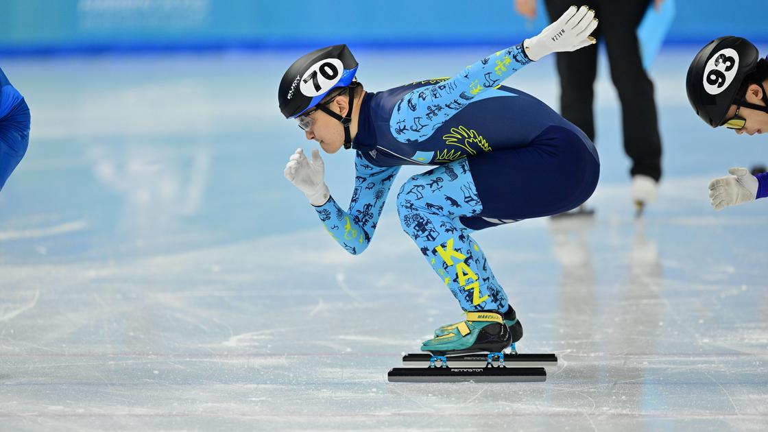 Казахстанский шорт-трекист Абзал Ажгалиев