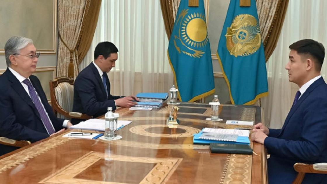 Әділет министрі Азамат Есқараев президент қабылдауында
