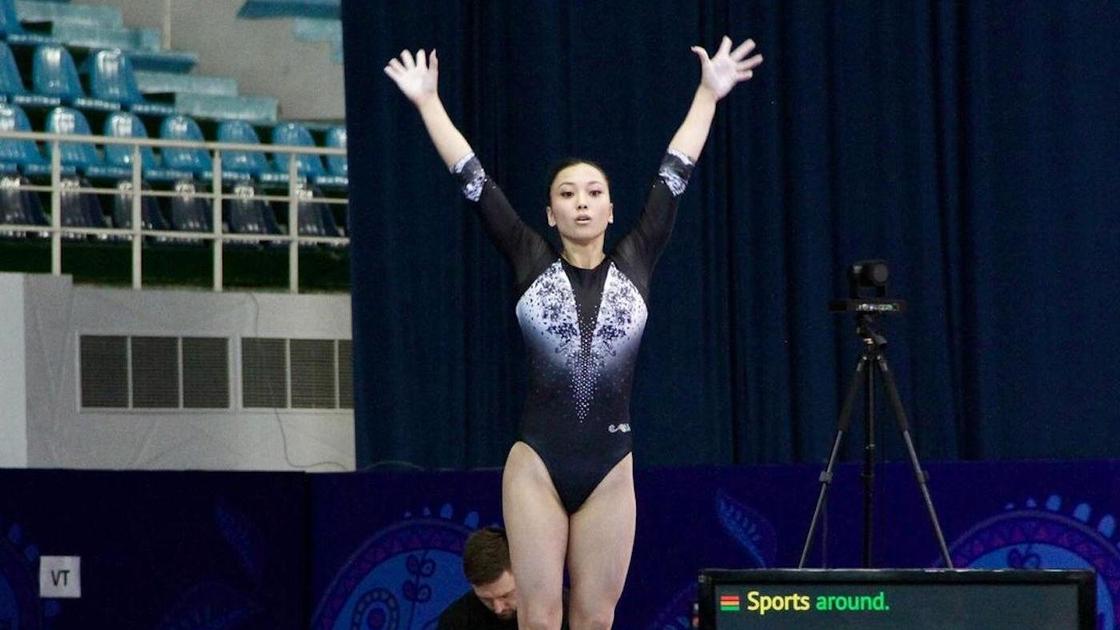 Казахстанская гимнастка Аида Бауыржанова