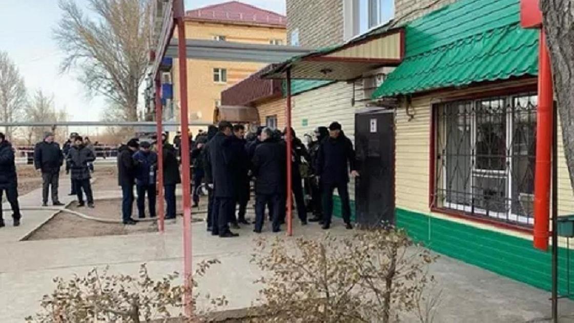 Место захвата заложницы в Уральске