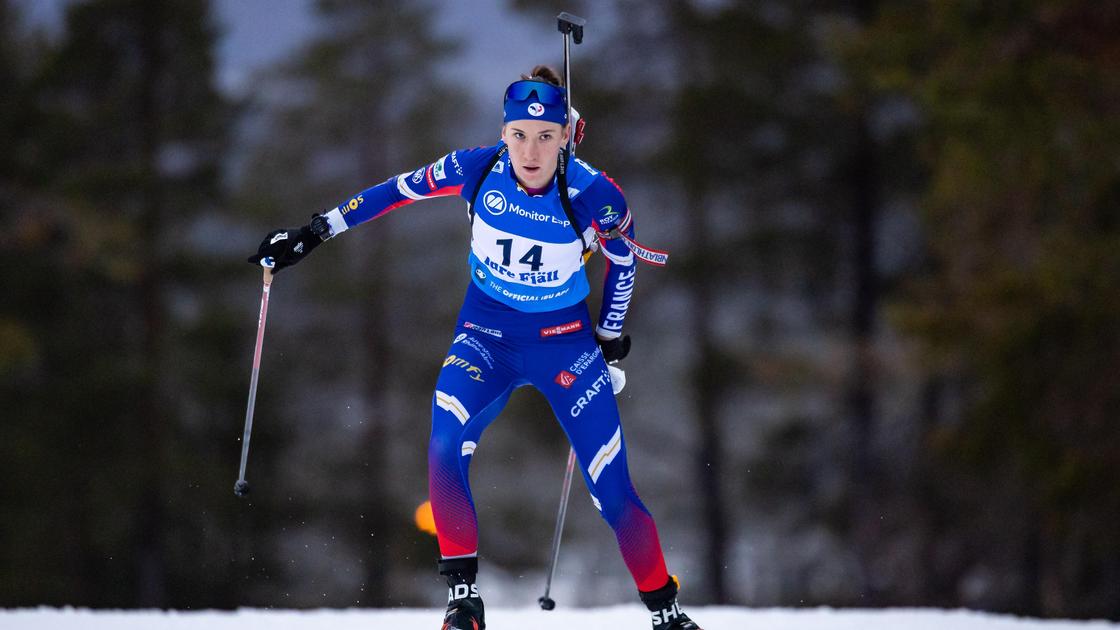 Французская биатлонистка Паула Боте