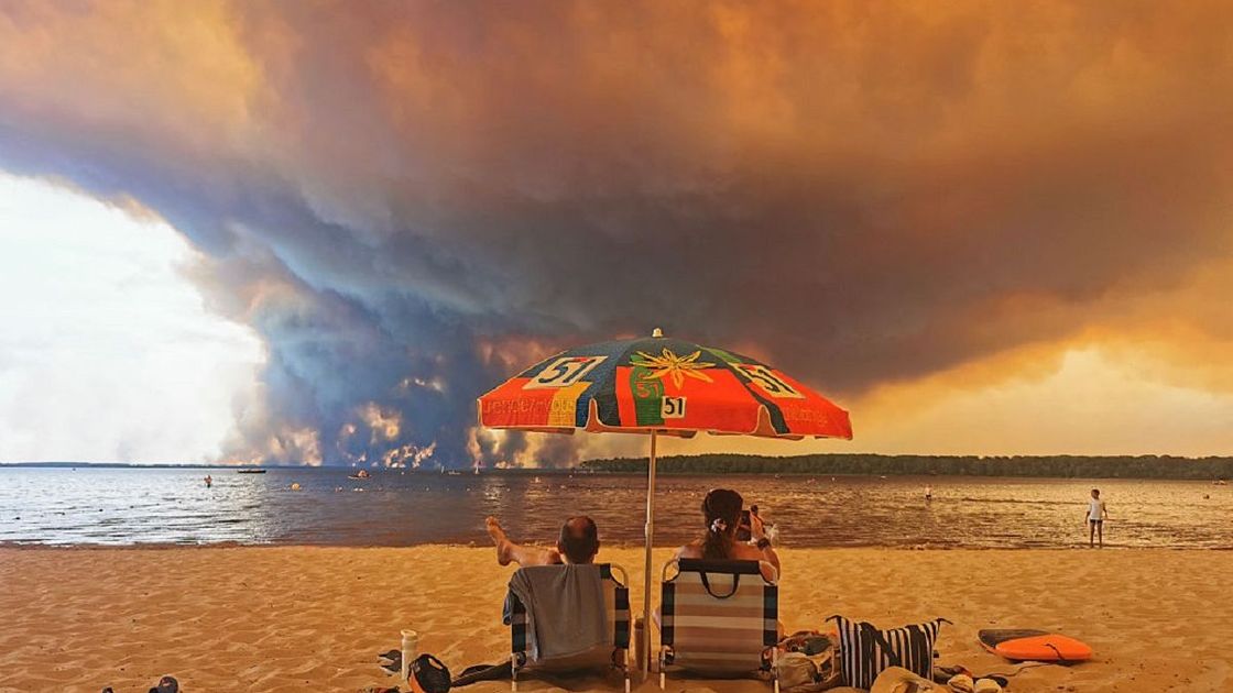 Пожар во Франции