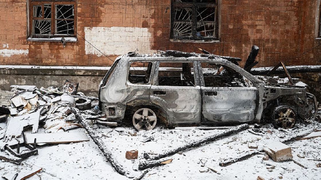 Последствия ударов по Киеву