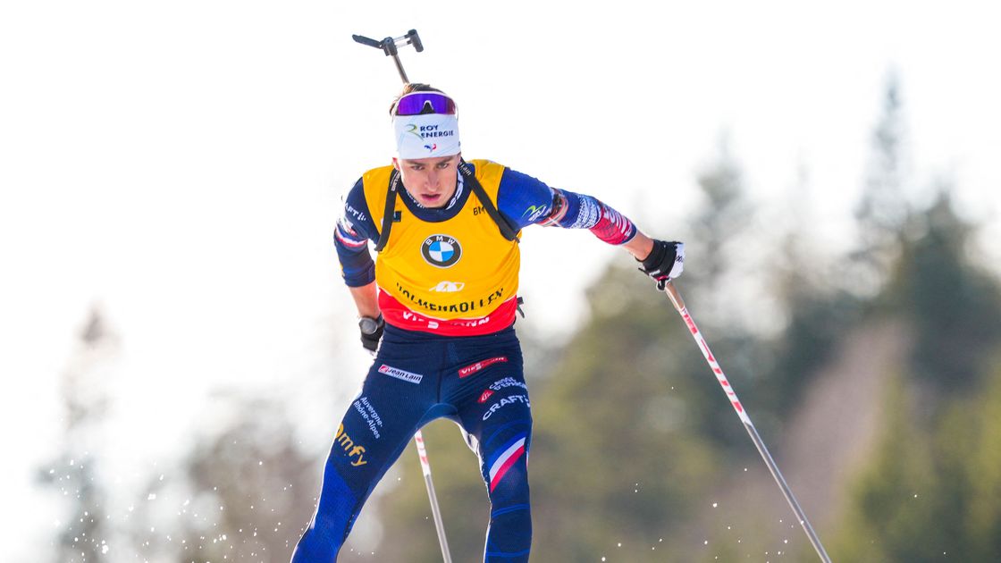 Французский биатлонист Эрик Перро