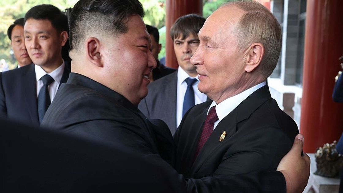 Ким Чен Ын и Владимир Путин
