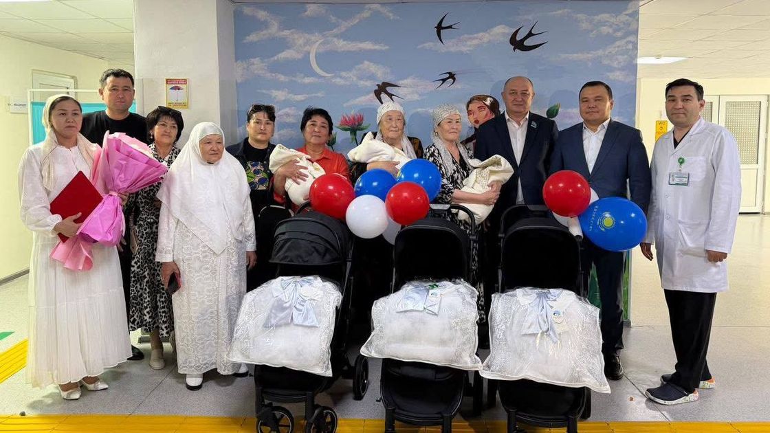 Нәрестелерді перзентханадан шығару рәсімі