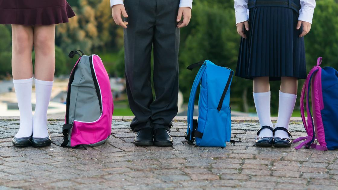 Дети с рюкзаками