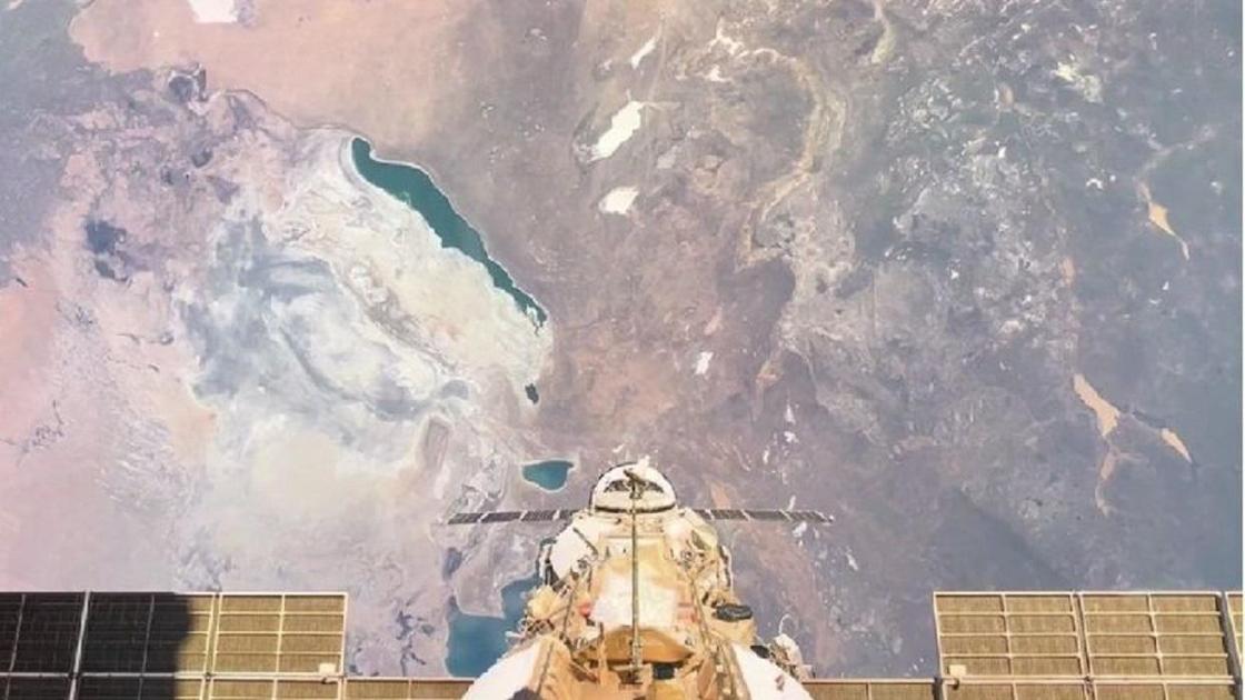 Аральское море сняли на видео из космоса