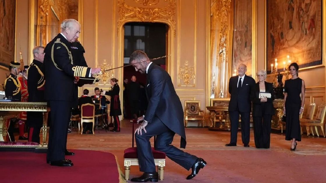 Карл III и Дэвид Бэкхем