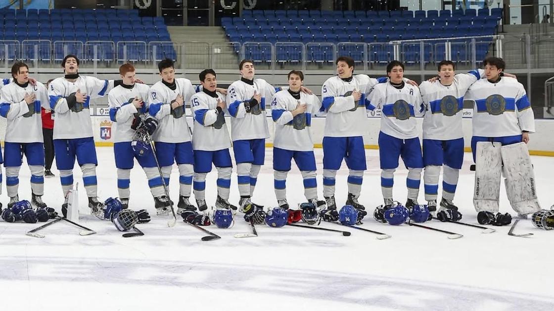 Юношеская сборная Казахстана по хоккею на ЧМ-2025