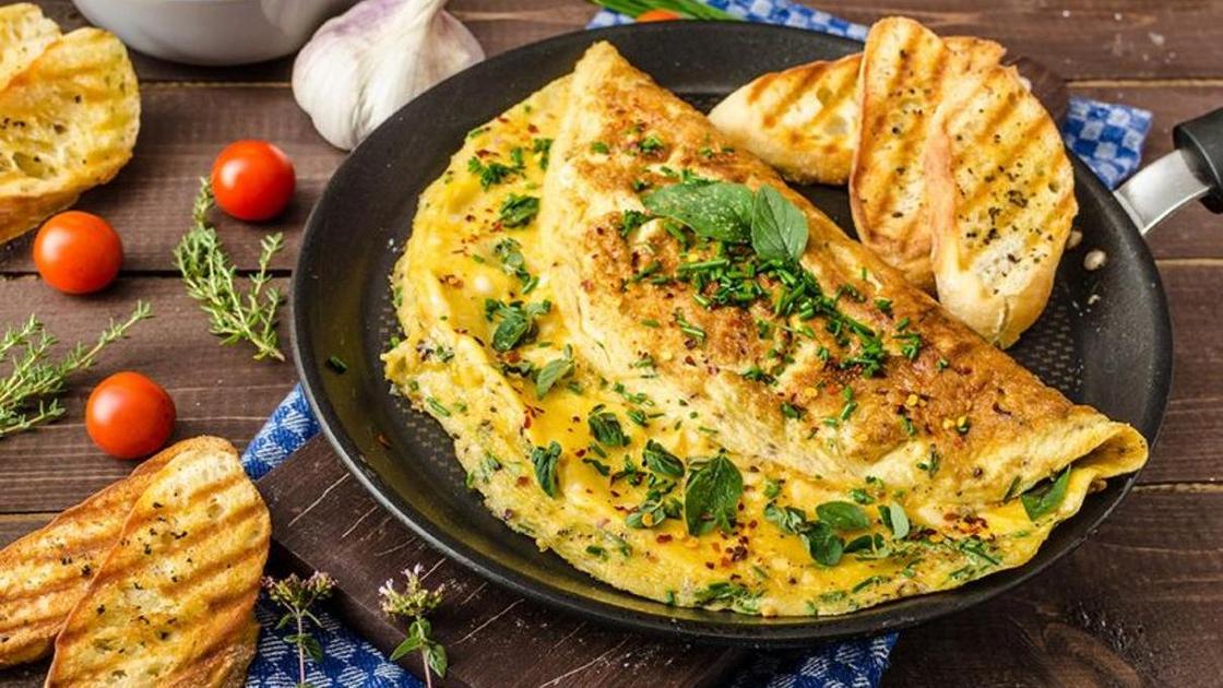 Омлет с овощами Омлет с овощами