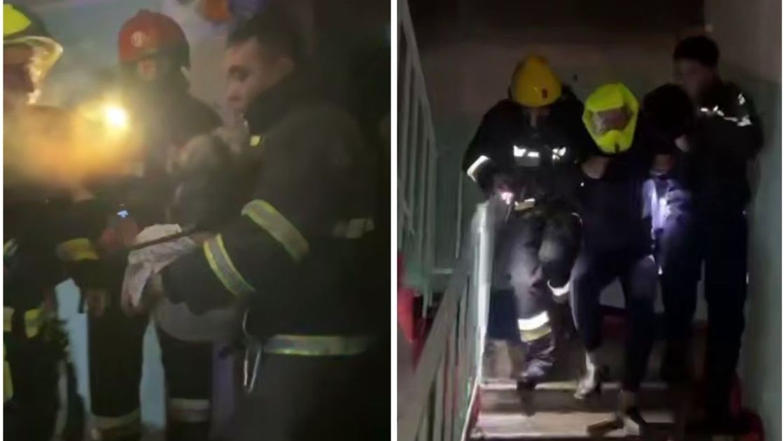 Спасатели на месте ЧП