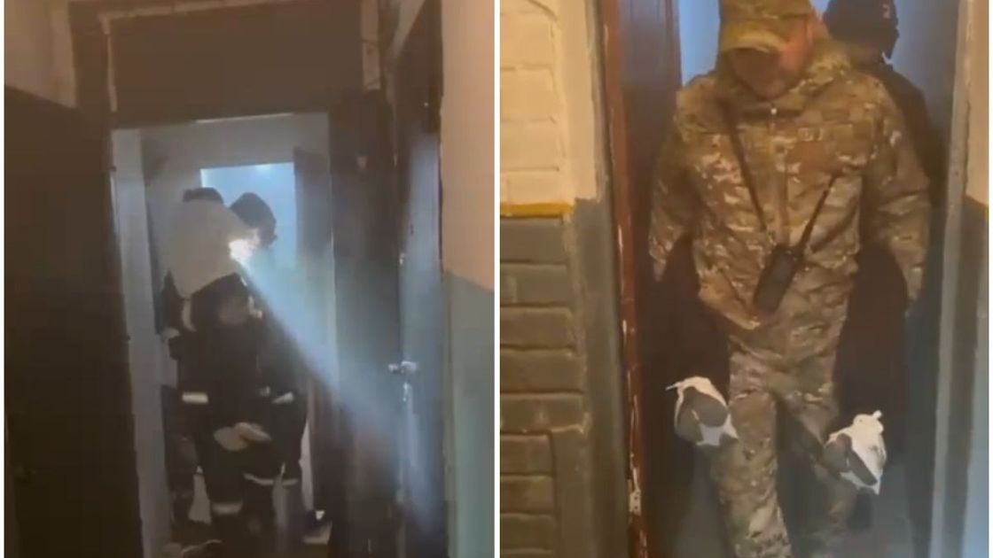 Спасение жильцов дома