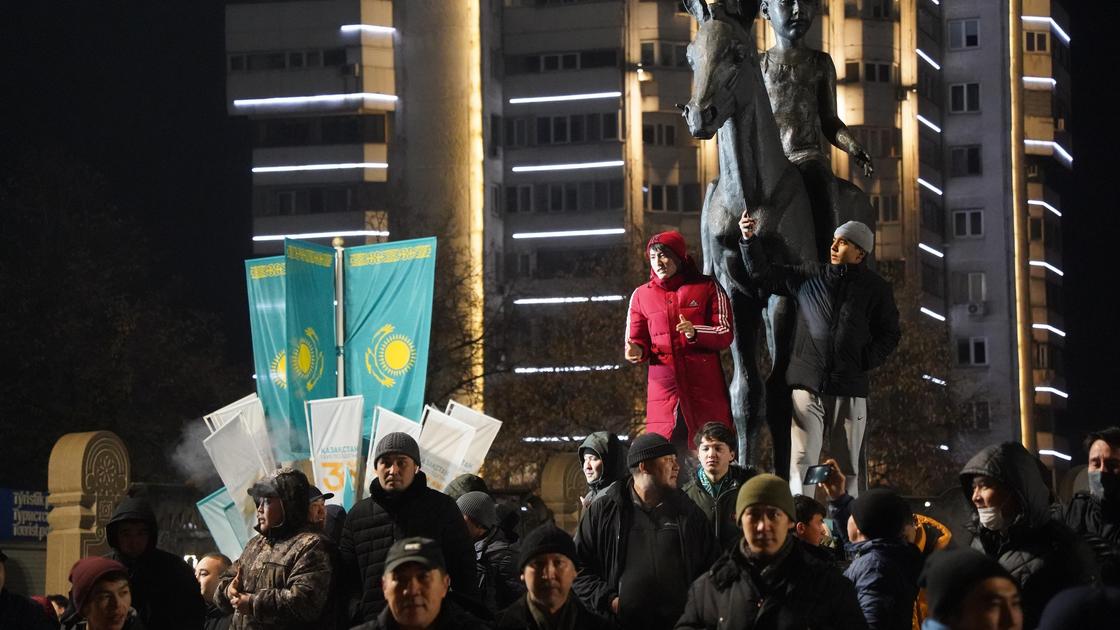Протесты в Алматы