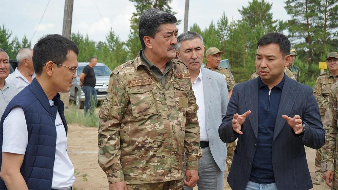 Визит Ерлана Нысанбаева и Багдата Мусина