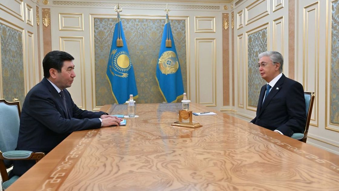 Касым-Жомарт Токаев и Ерлан Кошанов