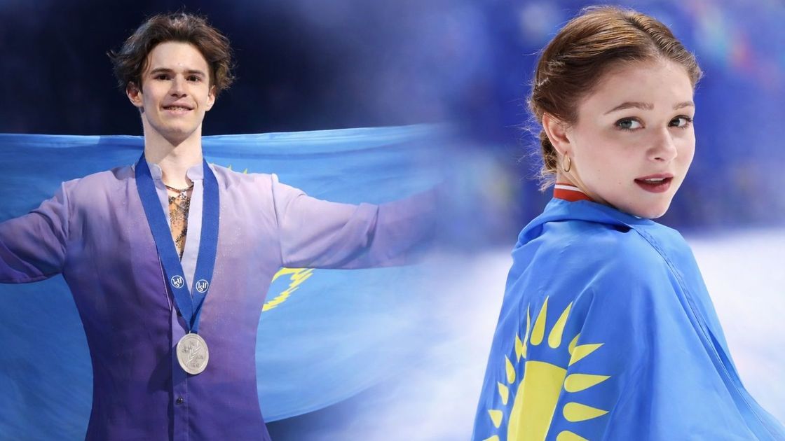 Казахстанские фигуристы Михаил Шайдоров и Софья Самоделкина