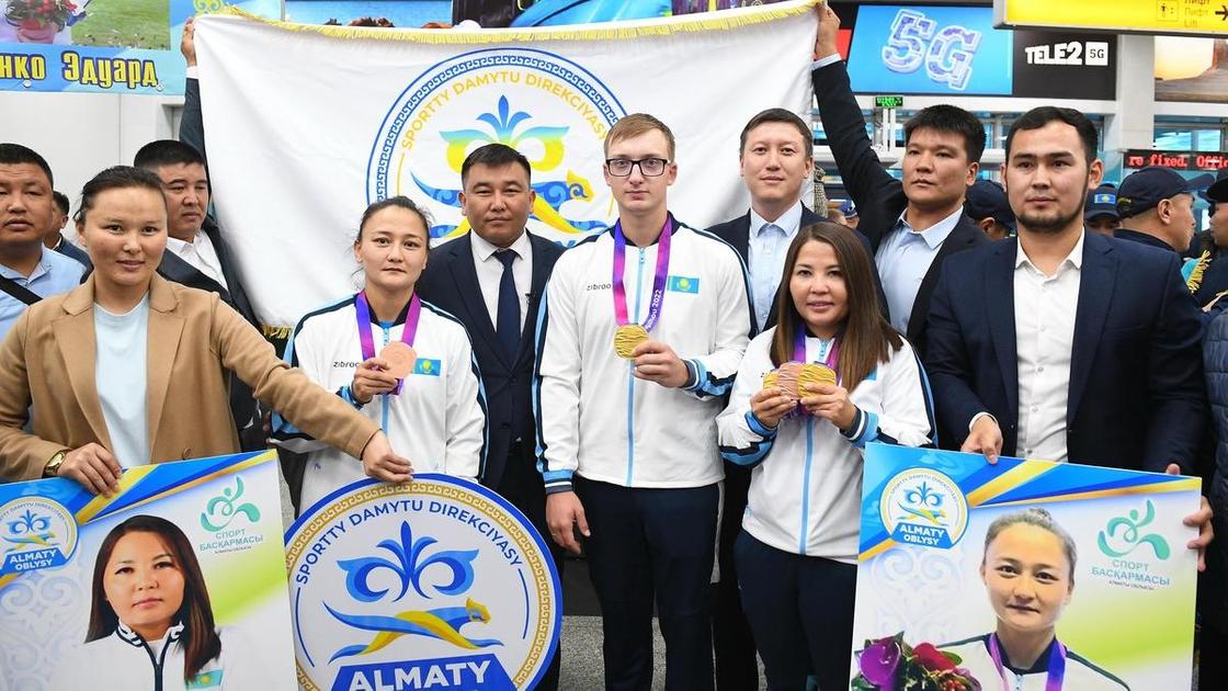 Спортсмены Алматинской области