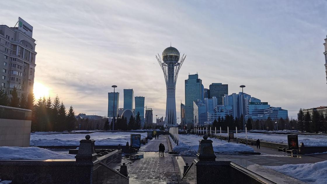 Астананың қыстағы келбеті