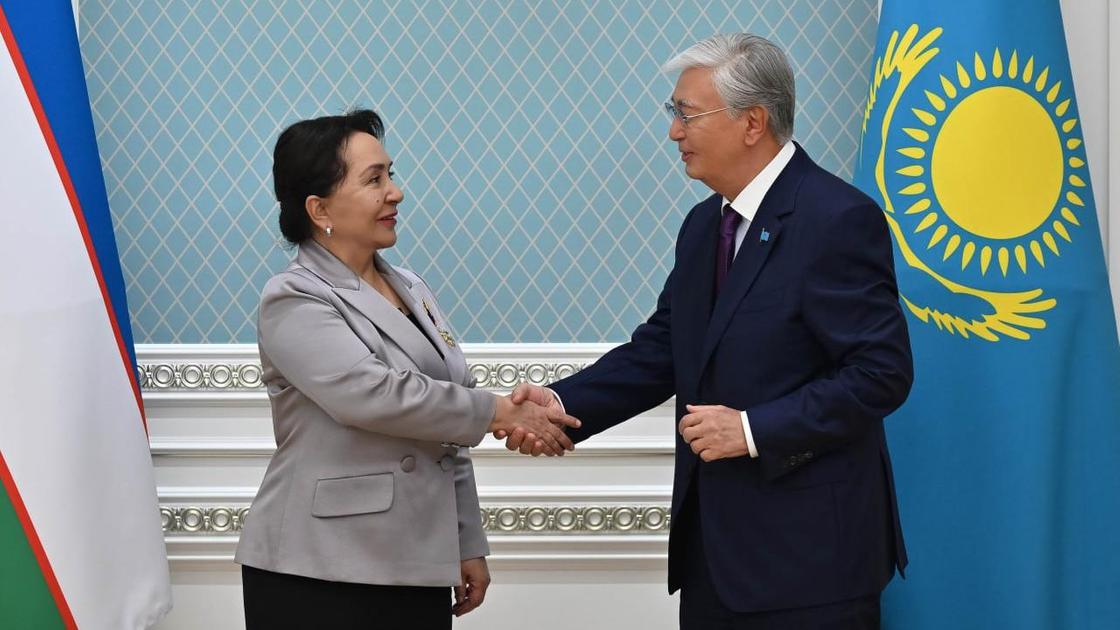 Касым-Жомарт Токаев и Танзила Нарбаева