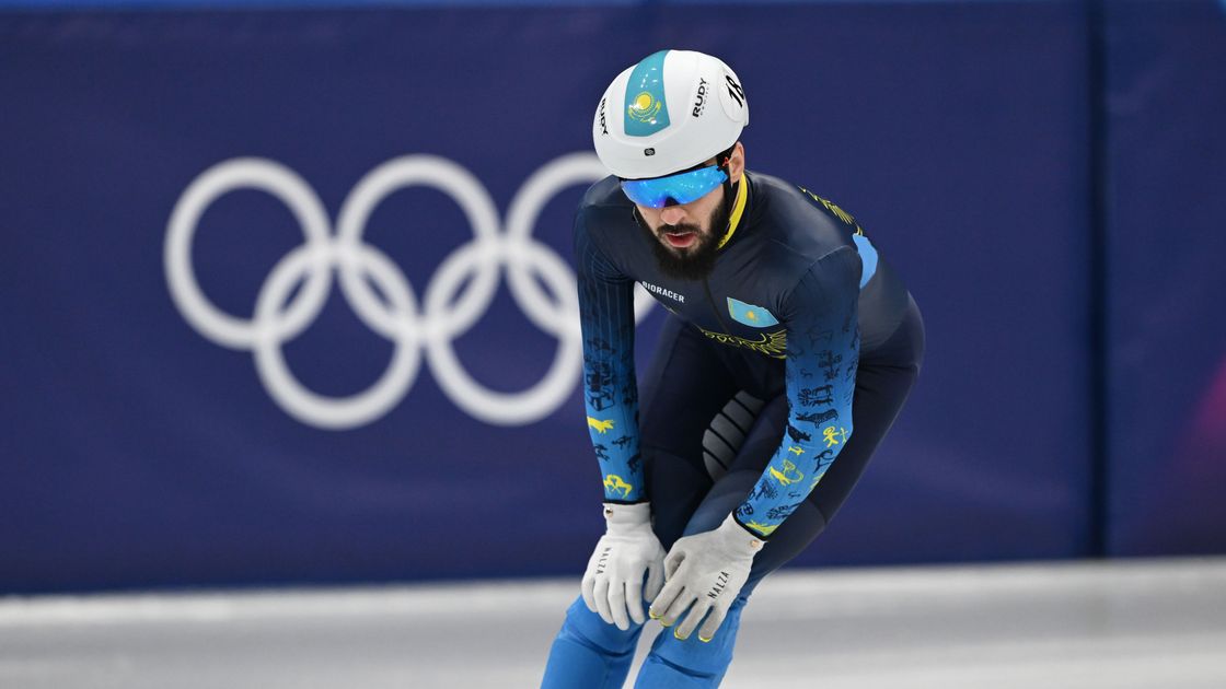 Казахстанский шорт-трекист Денис Никиша