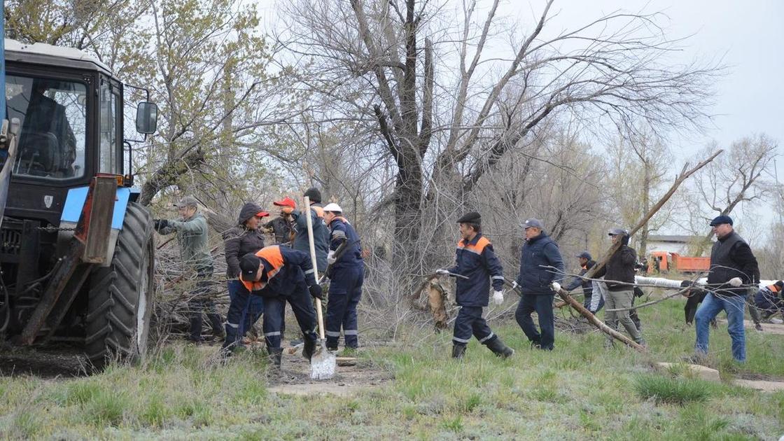 Субботник в городе Курчатов