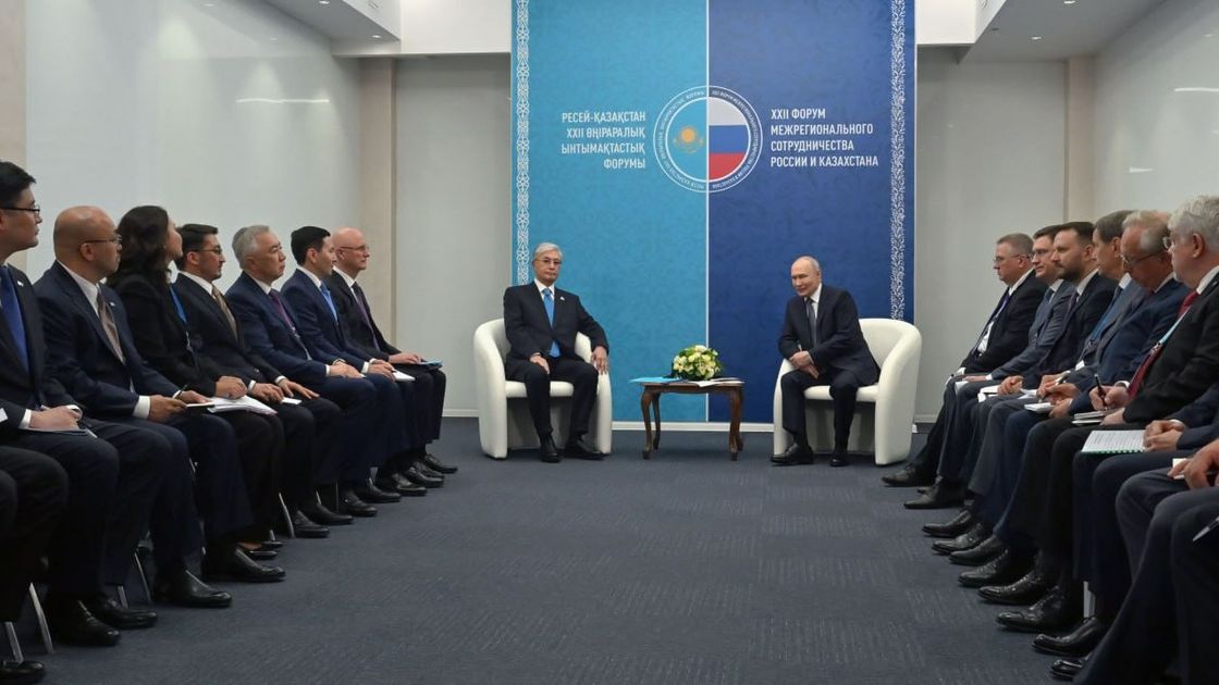 Касым-Жомарт Токаев и Владимир Путин