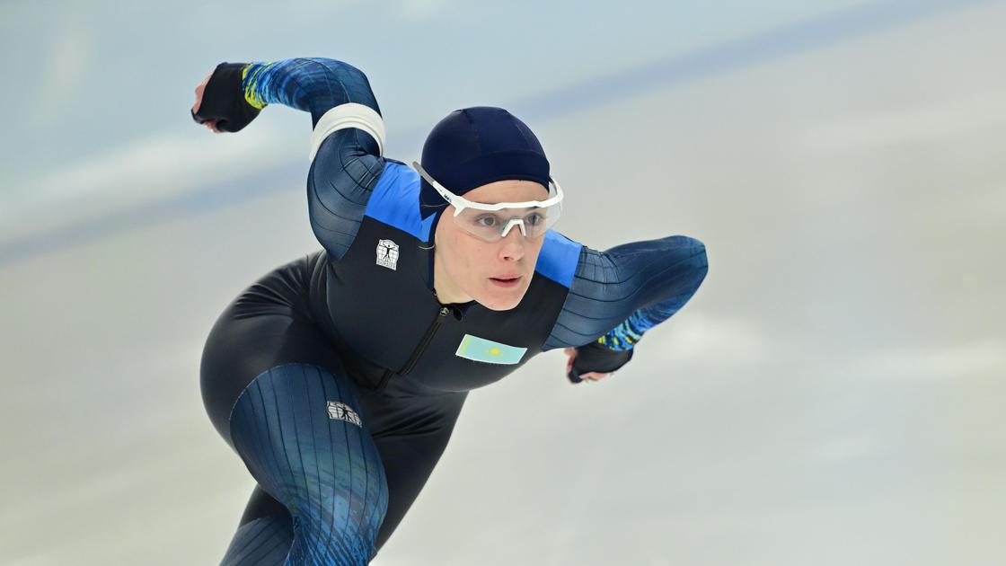 Казахстанская конькобежка Кристина Силаева