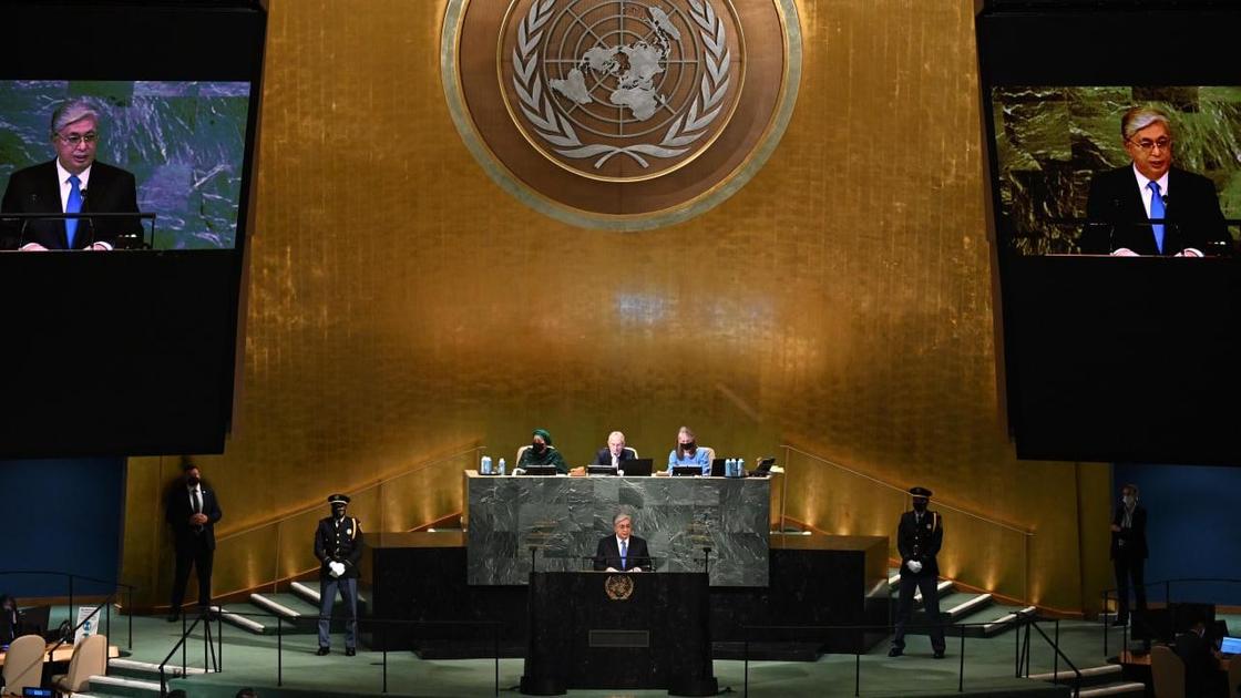 Касым-Жомарт Токаев в ООН
