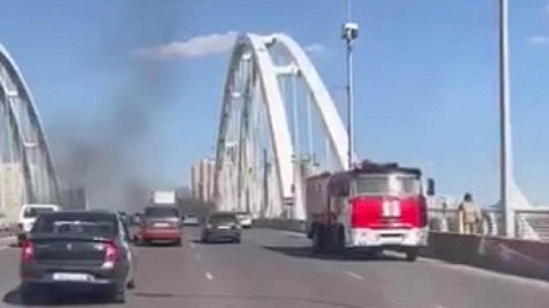 Пожар на мосту "Архар"