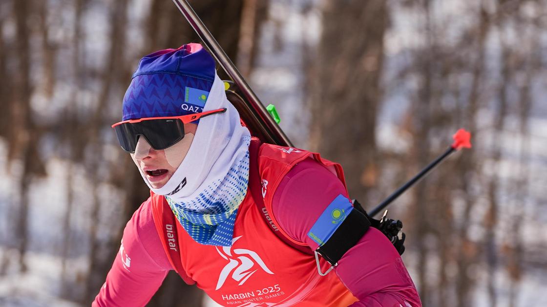 Казахстанская биатлонистка Арина Крюкова