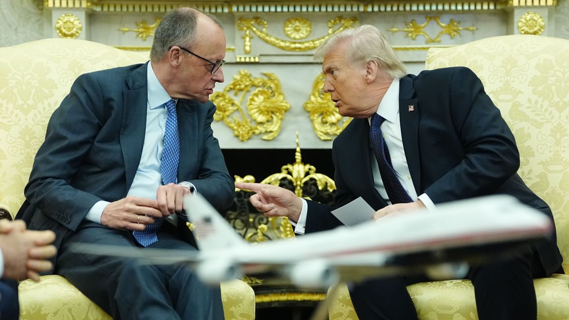 Фридрих Мерц и Дональд Трамп