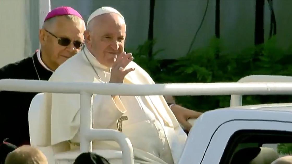 Папа Римский приехал для свершения Мессы