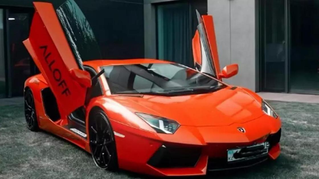 Әлібековтың Lamborghini көлігі