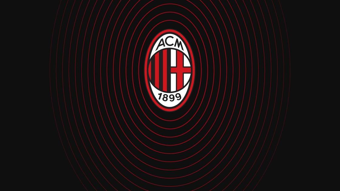 Лого футбольного клуба "Милан"