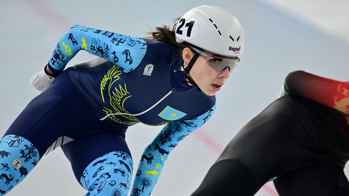 Казахстанская шорт-трекистка Ольга Тихонова