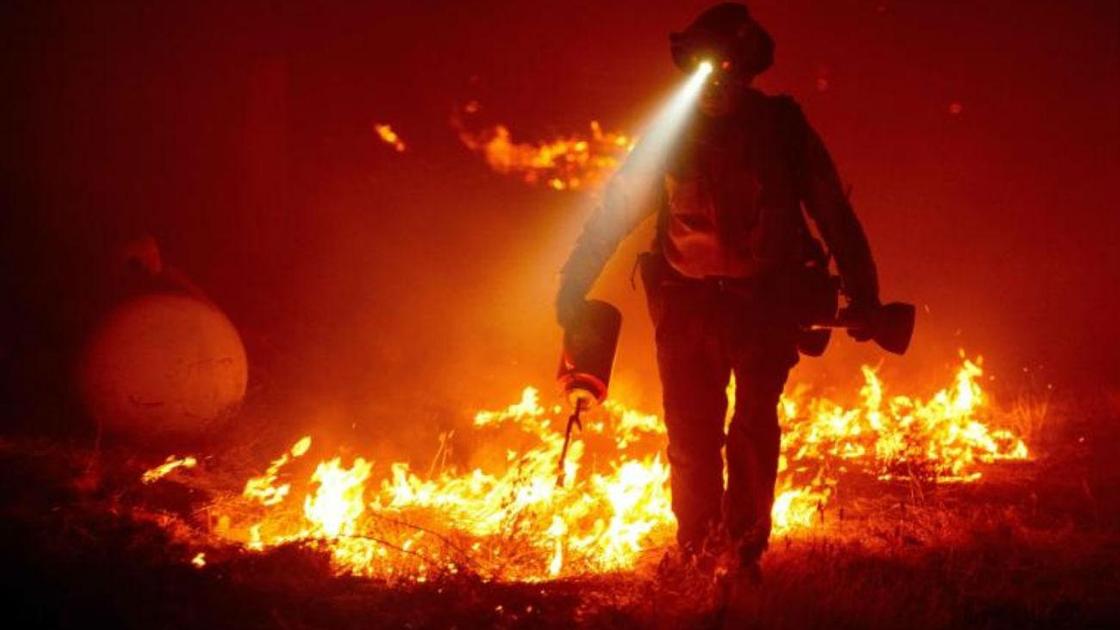 Пожар в Орегоне