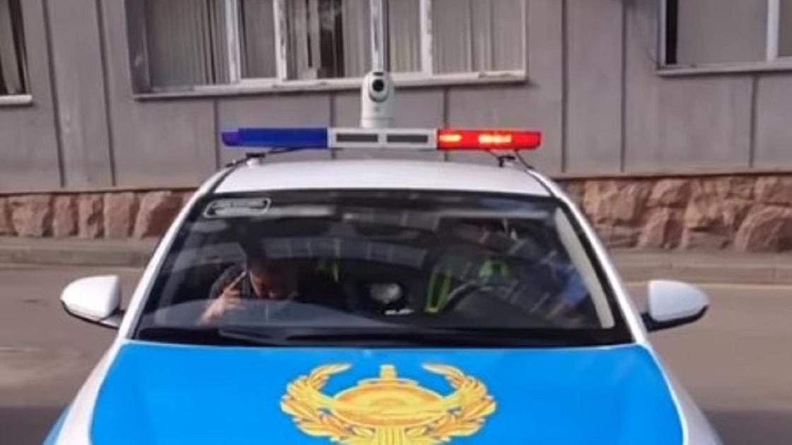 АПК "Сергек" на крыше патрульного авто