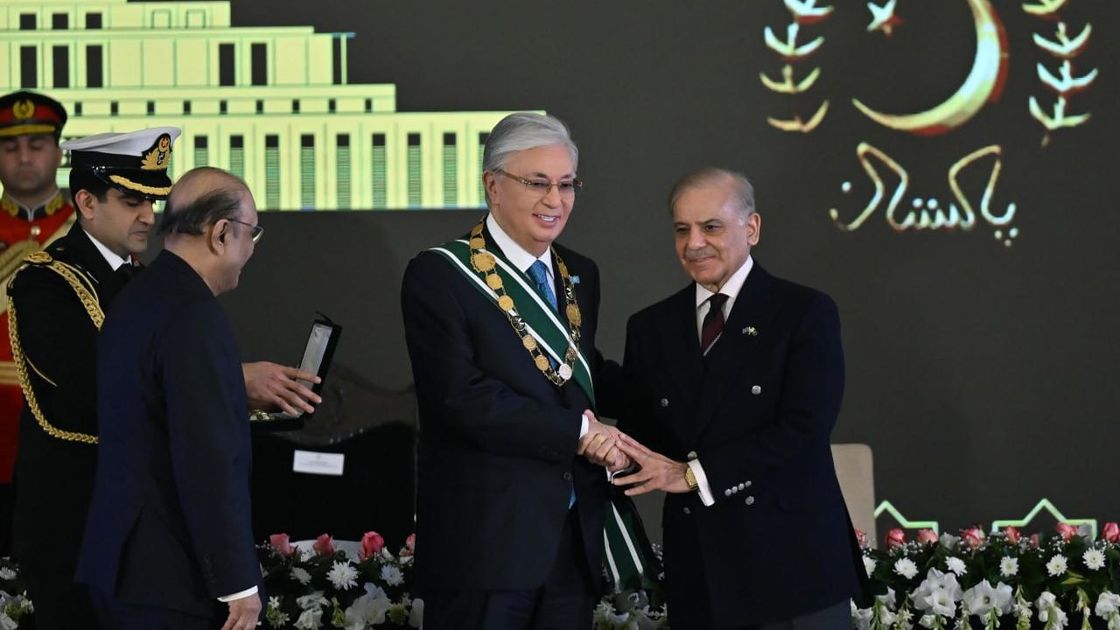 Касым-Жомарт Токаев удостоен ордена в Пакистане