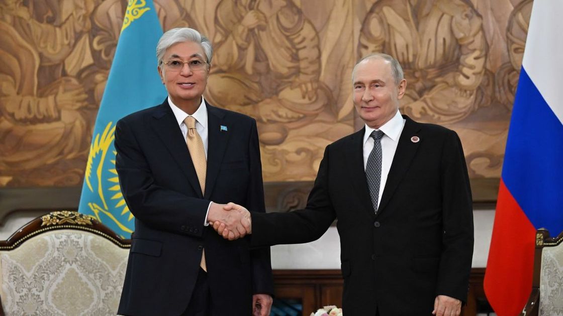 Касым-Жомарт Токаев и Владимир Путин