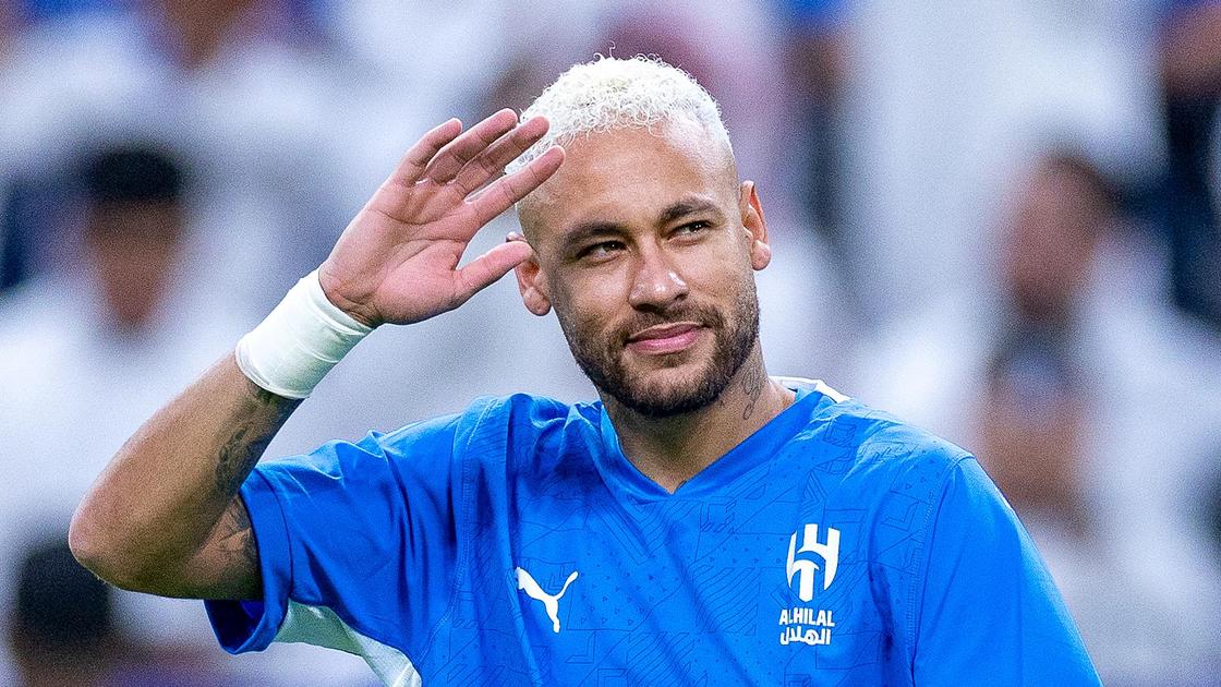 Бразильский футболист Неймар