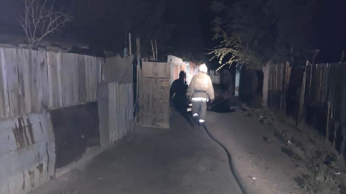 Пожар в Балхаше Пожар в Балхаше